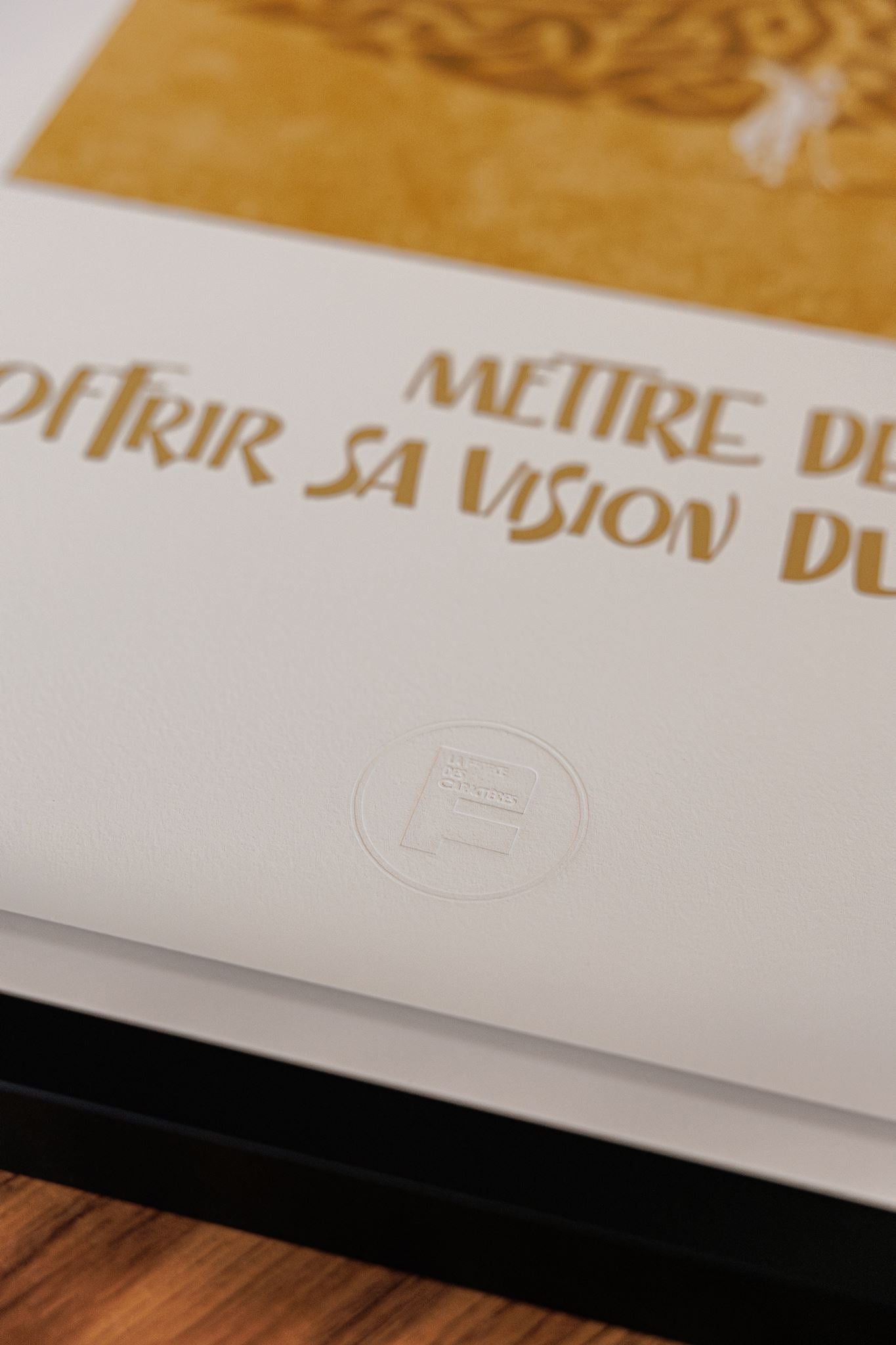 Mettre de soi c'est offrir sa vision du monde